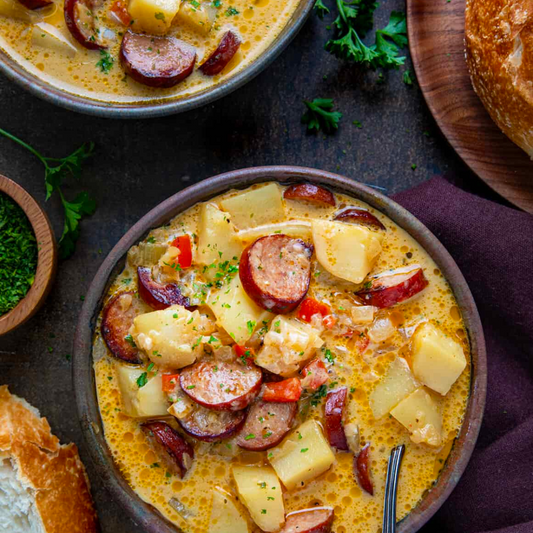 Cozy Cajun Potato Soup